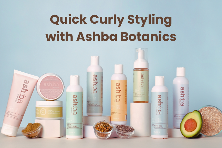 3 Easy Steps to Styling Your Curly Hair with Ashba Botanics