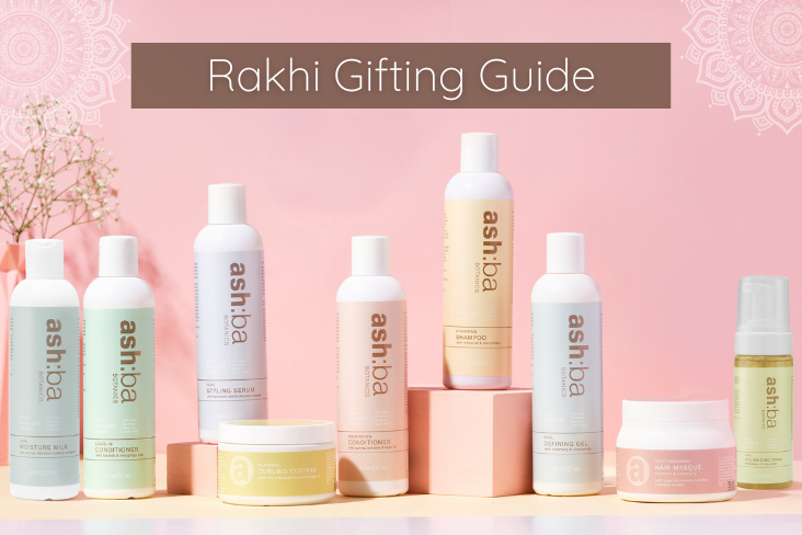 Rakhi gifting guide for curly hair with Ashba Botanics