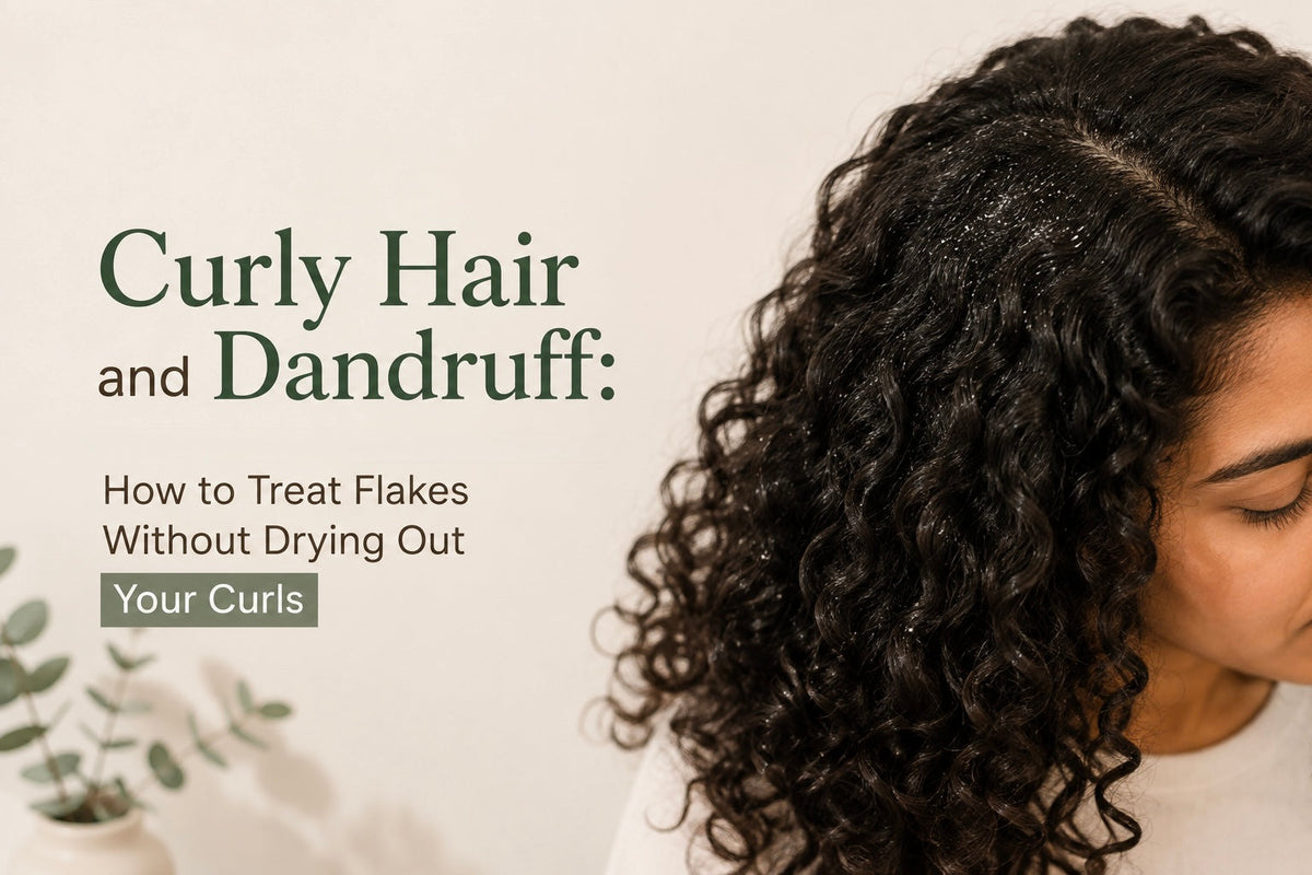 Curly Hair and Dandruff: How to Treat Flakes Without Drying Out Your Curls
