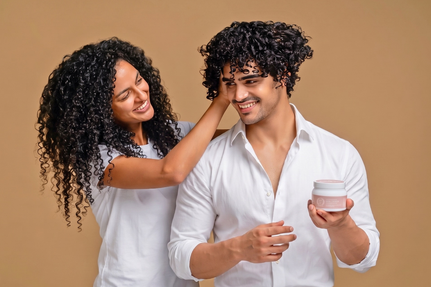 Curly hair routine for Indian men with Ashba Botanics
