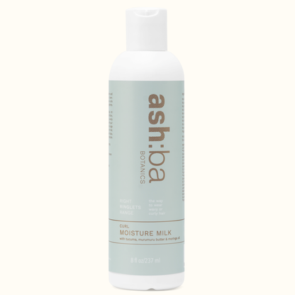 Ashba Botanics curl moisture milk India hydrating curly hair