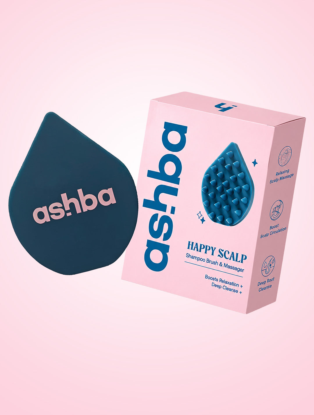 Happy Scalp Shampoo Brush &amp; Massager